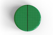 Glossy Button Pin Mockup, an Advertising Mockup by Green Art (Thumbnail 2 of 5)