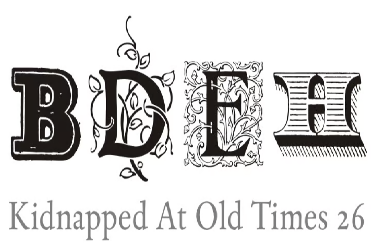 Kidnapped at Old Times SUPER PACK 43, a Blackletter Font by Intellecta Design (Photo 8 of 9)