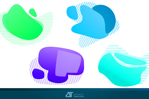 Vector Abstract Blob Banners
