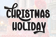 Christmas Holiday | Script Font