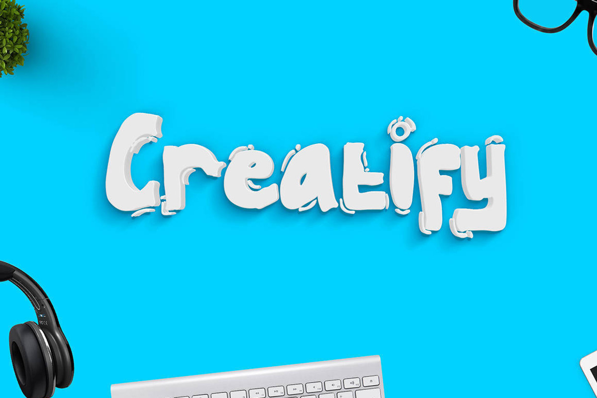 ABABYLO - Cartoon Display Font, a Font by Naistudio (Photo 2 of 8)