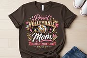 Volleyball Mom PNG, Game Day shirt, a Graphic by Vector Portal (Thumbnail 2 of 7)