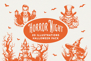 Horror Night - Illustrations