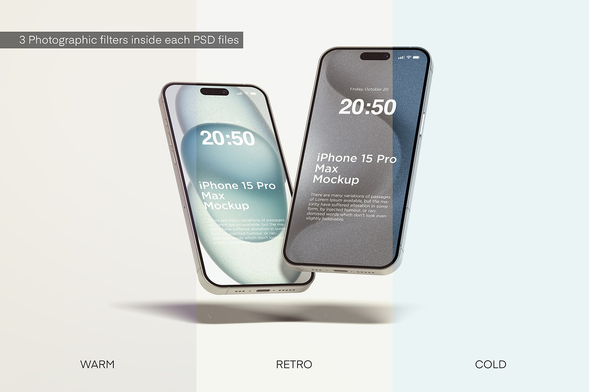 Iphone 15 Pro Max Mockup, an iPhone Mockup by graphiccrew (Photo 12 of 14)