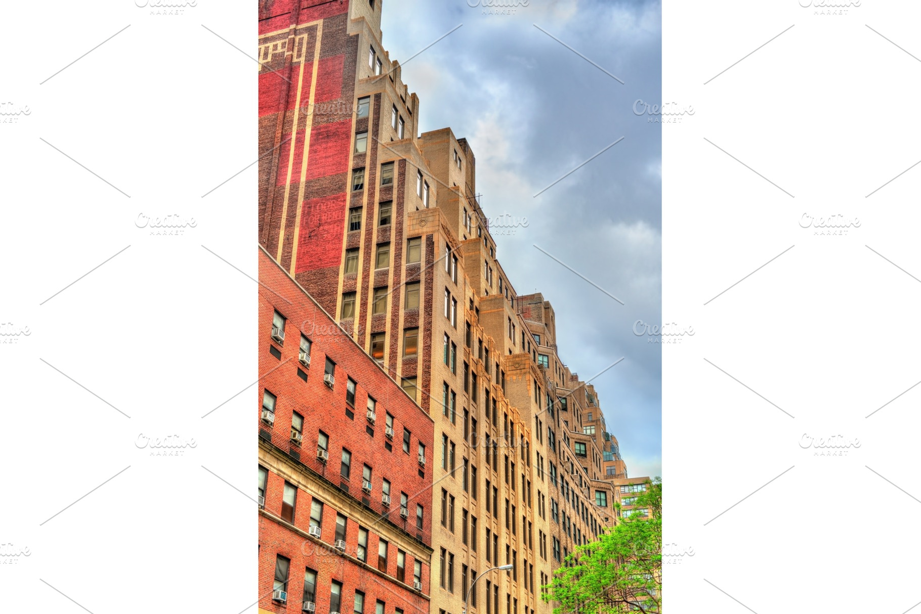 Historic buildings in manhattan new york city stock photo containing broadway, an Architecture Photo by Leonid Andronov