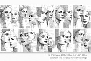 Ink Washed Portraits, a Decorative Illustration by rileyBgraphics (Thumbnail 2 of 7)