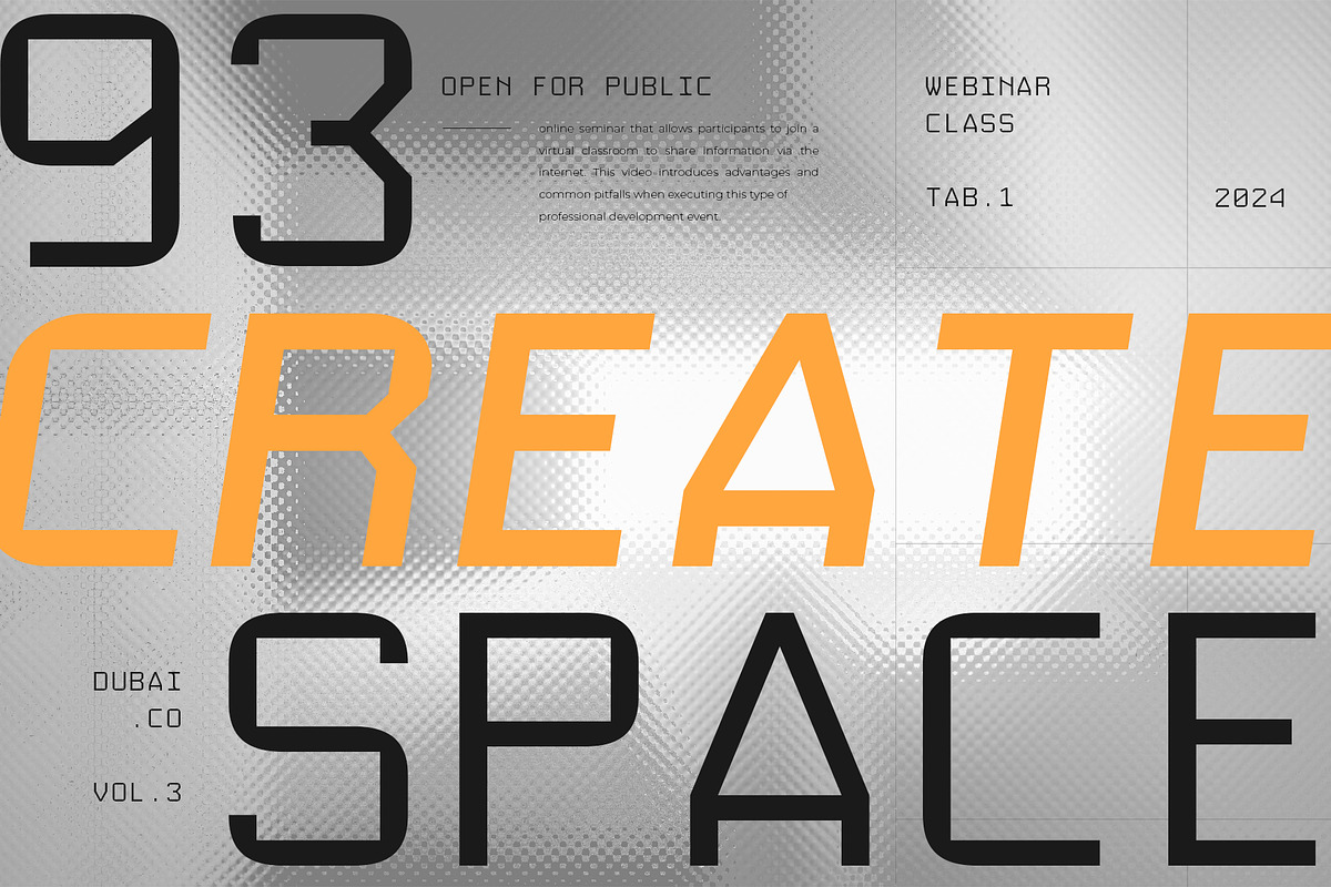 Spatio Mono - Monospace Font, a Sans Serif Font by Prominent & Affluent (Photo 9 of 10)