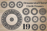 Ornamental Floral Circle Frames, an Object Graphic by hafijul (Thumbnail 1 of 4)