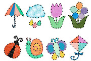 Dots and lines Procreate brushes, a Graphic by Olga Brinza (Thumbnail 6 of 6)