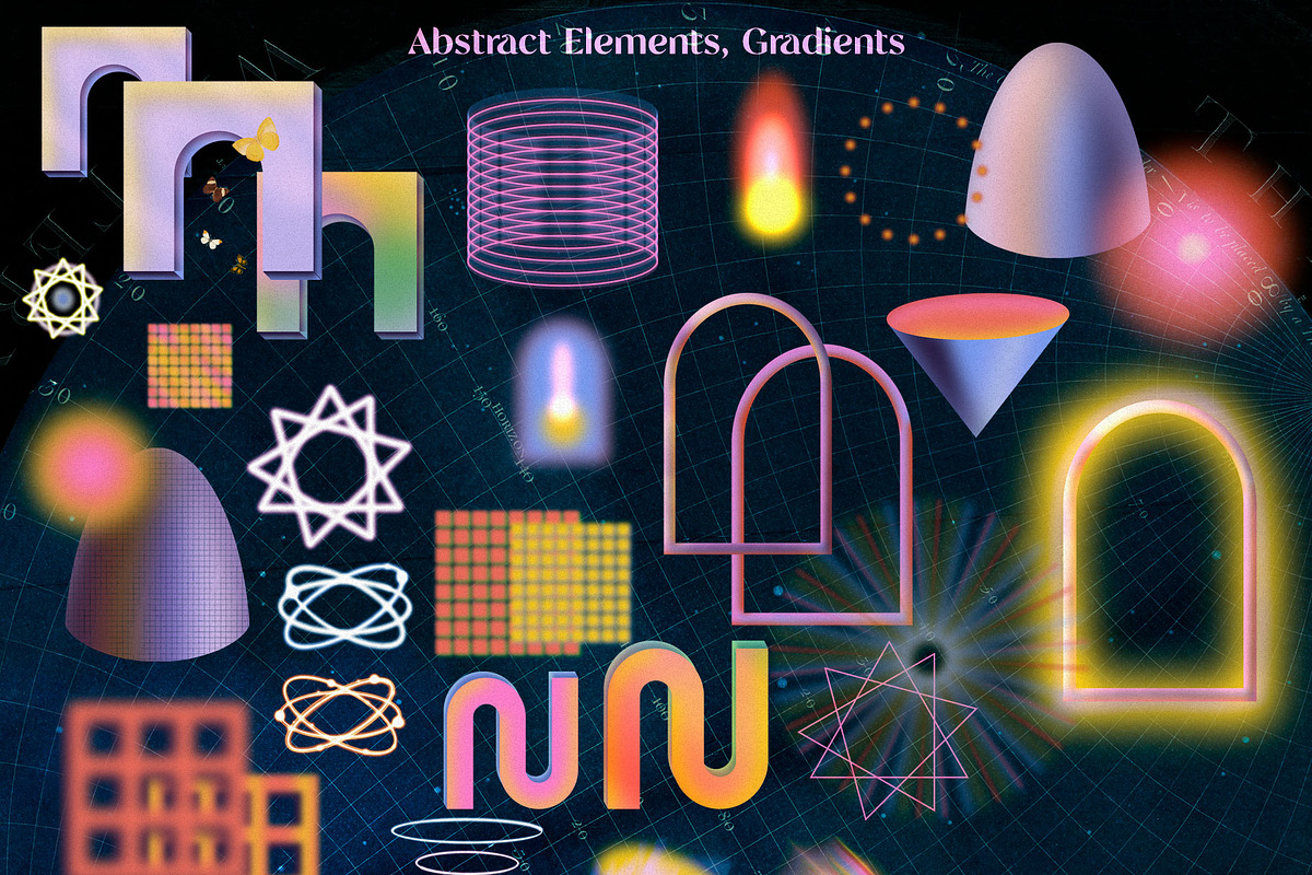 MYSTICAL RETRO COLLAGE, an Object Graphic by nadispasibenko (Photo 7 of 16)
