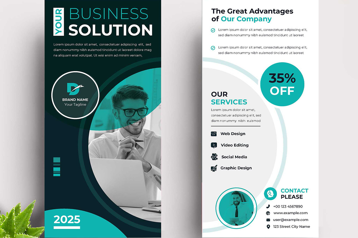 DL Rack Card, a Card Template by MightyDesign (Photo 4 of 7)