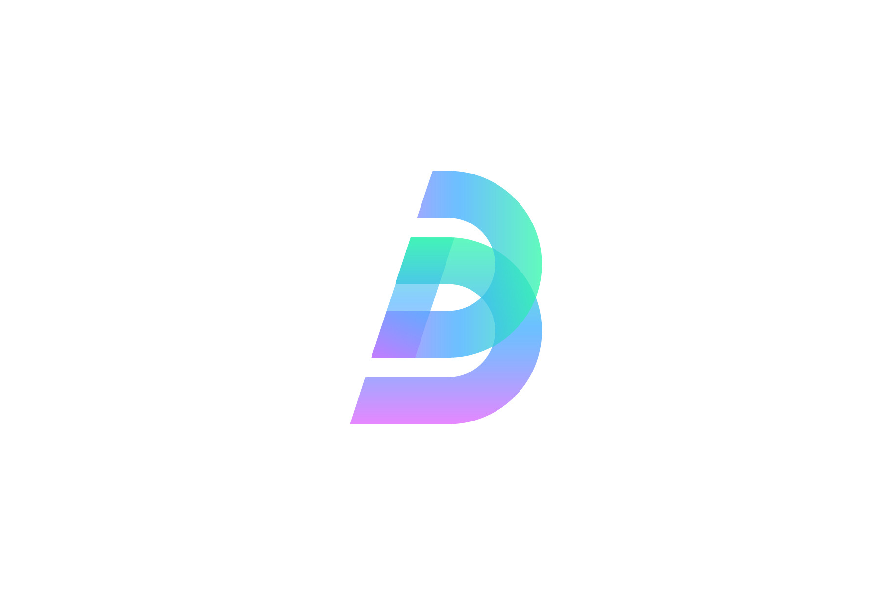 Overlapping B Letter Logo | Creative Market