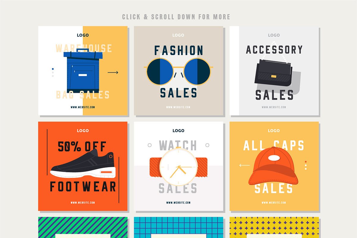 Illustrated Social Media Kit #2, a Social Media Template by Wilsonkjc (Photo 3 of 5)