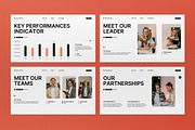 White Orange Sales Strategy Plan PPT, a Presentation Template by graphicook (Thumbnail 4 of 5)