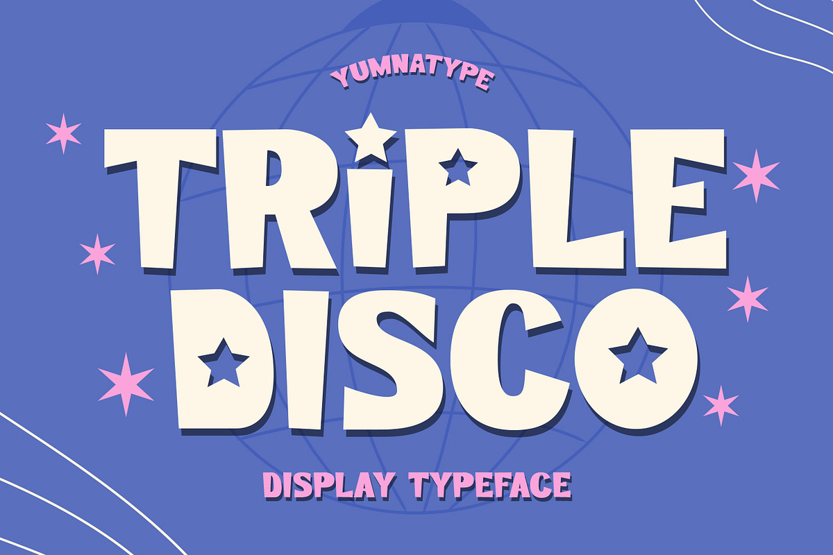 Triple Disco, a Symbol Font by yumnatype (Photo 1 of 10)