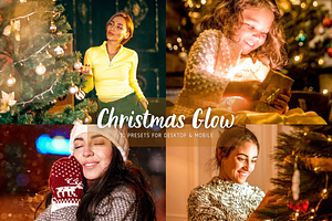 10 Christmas Glow Lightroom Presets, a Preset Add-On by RamsaGraphi