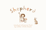 Shepherd Cute Font, a Handwritten Font by Sofia Skoog (Thumbnail 1 of 12)