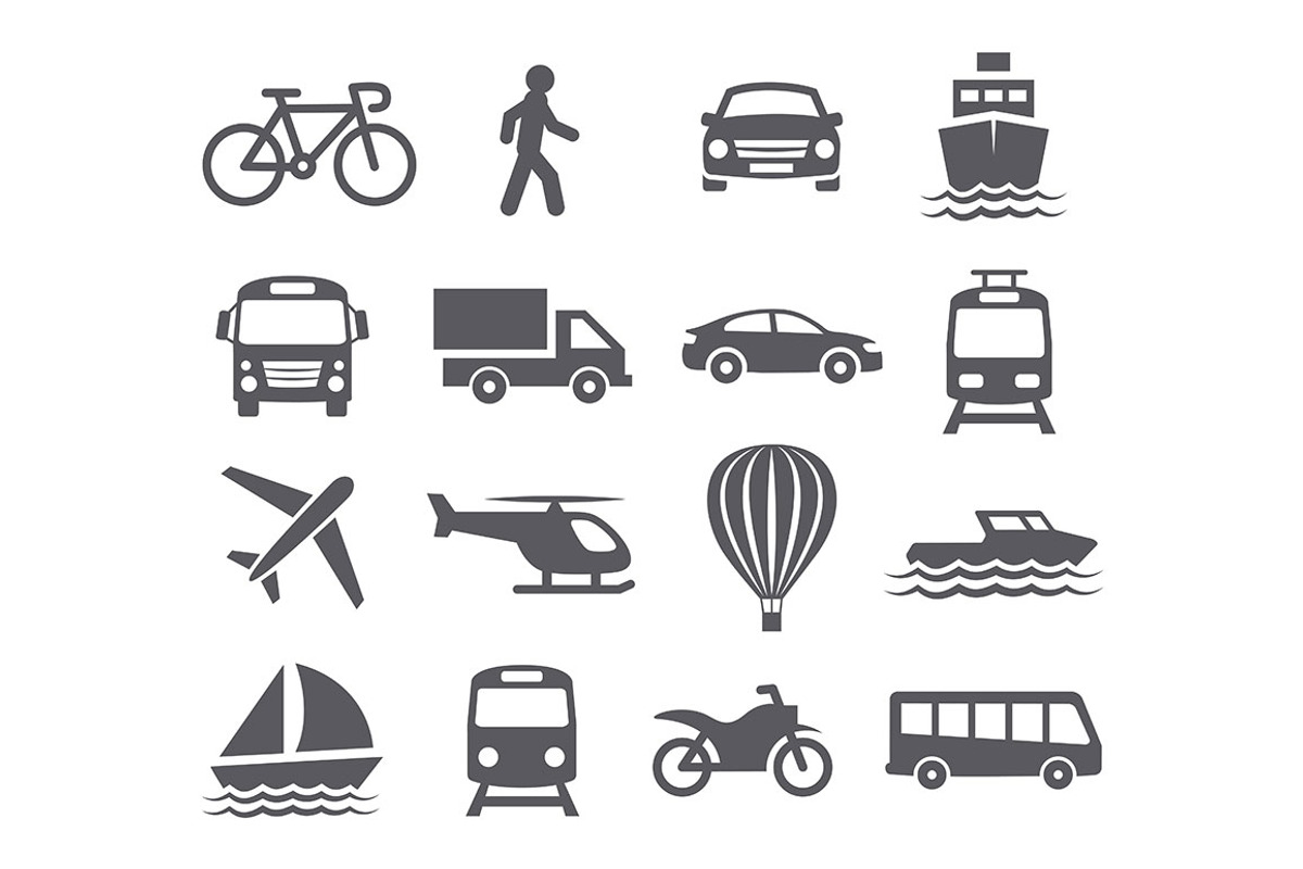 Transport icons, an Icon by IhorZigor