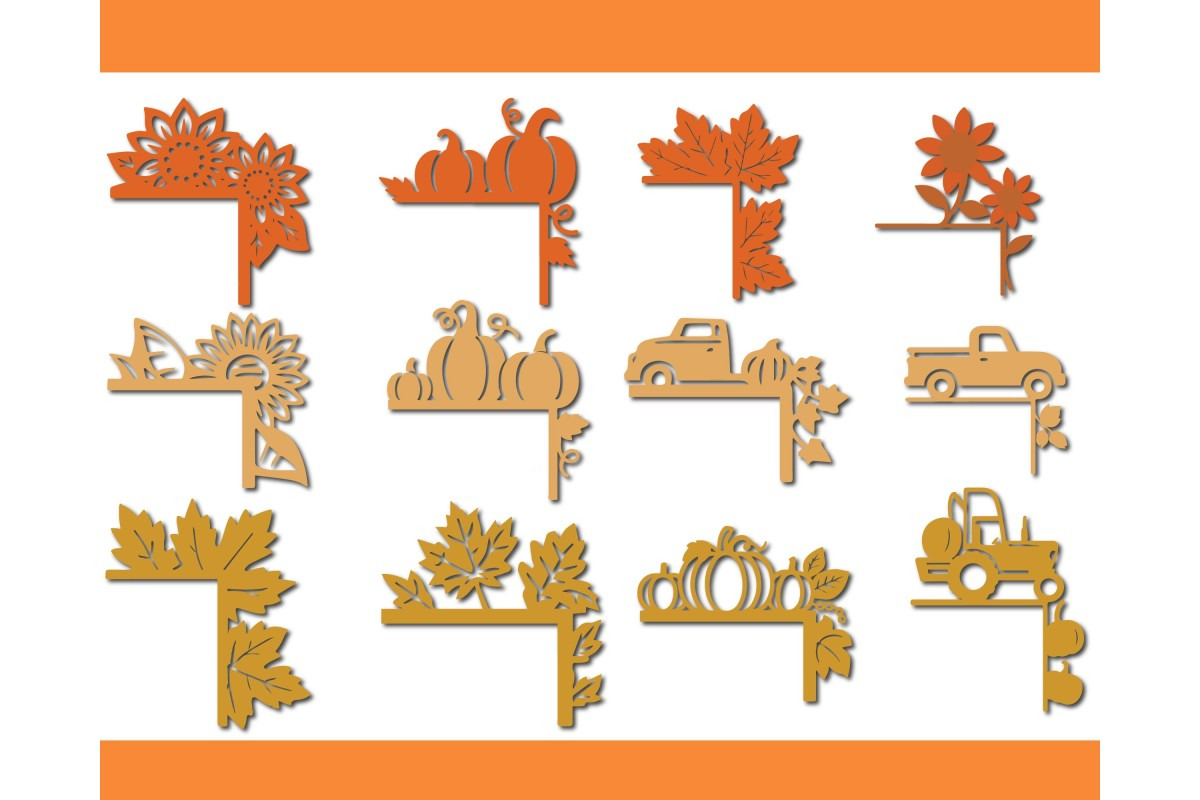 Fall Door Corner SVG Png Bundle, an Object Graphic by Digi_Design_World (Photo 2 of 9)