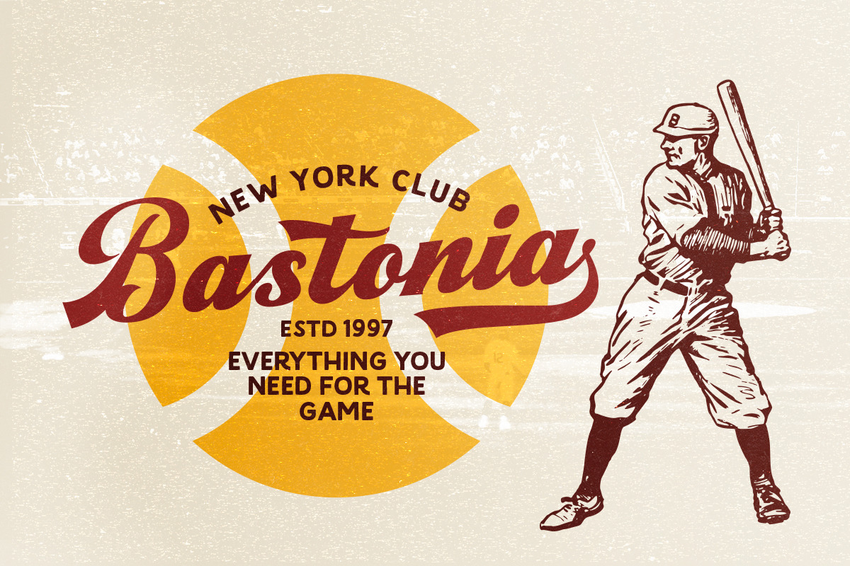 Nighters Club - Baseball Bold Script, a Script Font by Bale Type (Photo 2 of 9)