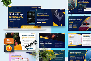 Steina - Finance Powerpoint, a Presentation Template by Dhabee
