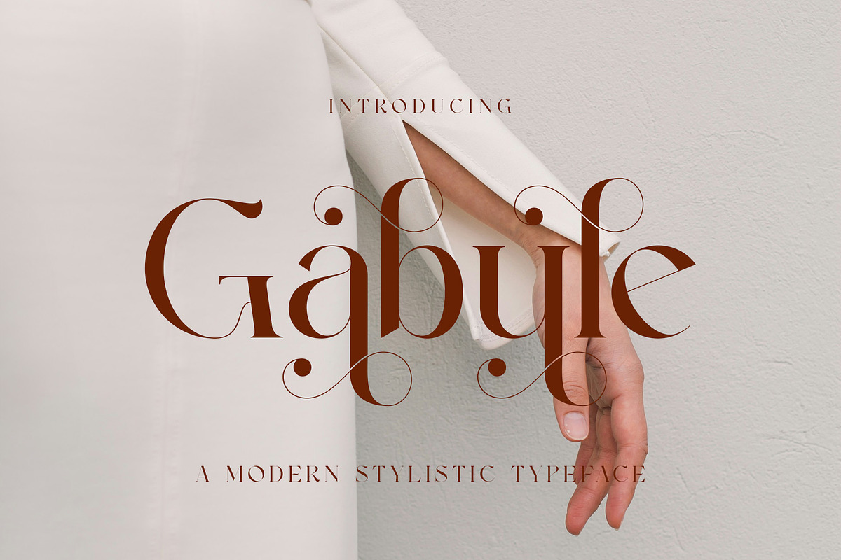 Gabule Modern Elegant Serif, a Serif Font by Alfinart (Photo 1 of 10)