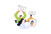 Programmers at work. IT concepts set, a Work Illustration by PaperTrident (Thumbnail 10 of 28)