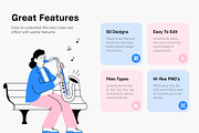 Musician Illustration Art, a Person Illustration by Vectors Market (Thumbnail 2 of 9)