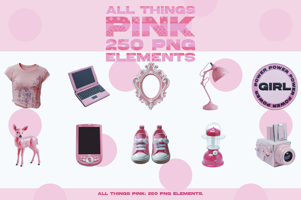 ALL THINGS PINK: 250 PNG Elements, an Object Graphic by Megan Aili Designs (Photo 12 of 17)
