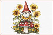 Watercolor Summer Garden Sunflower G, an Illustration by Sublimation Artist (Thumbnail 3 of 6)