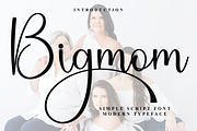 Bigmom, a Handwritten Font by FreshTypeINK (Thumbnail 1 of 8)