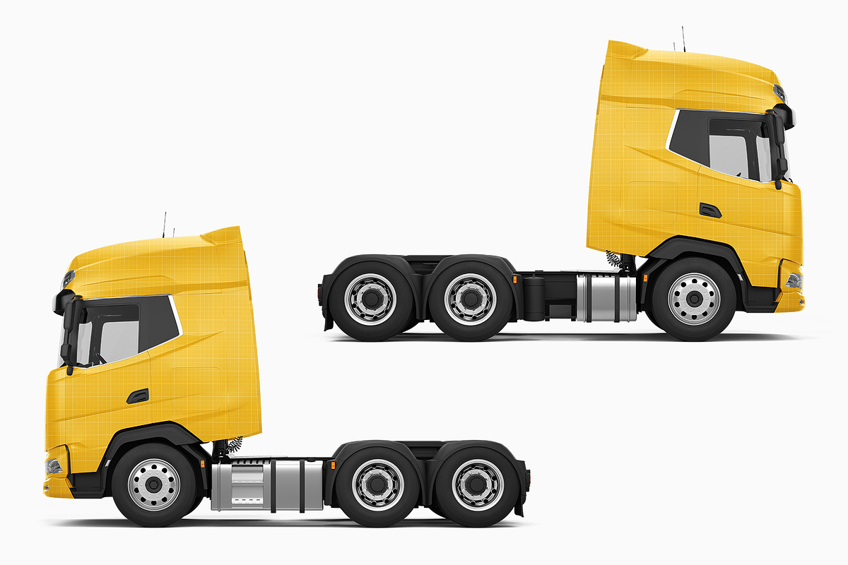 Truck Mockup 4, an Advertising Mockup by Mockupix (Photo 9 of 12)