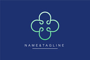 Elegant leaves monogram template, a Branding & Logo Template by WORAKAMON Design Studio (Thumbnail 4 of 5)