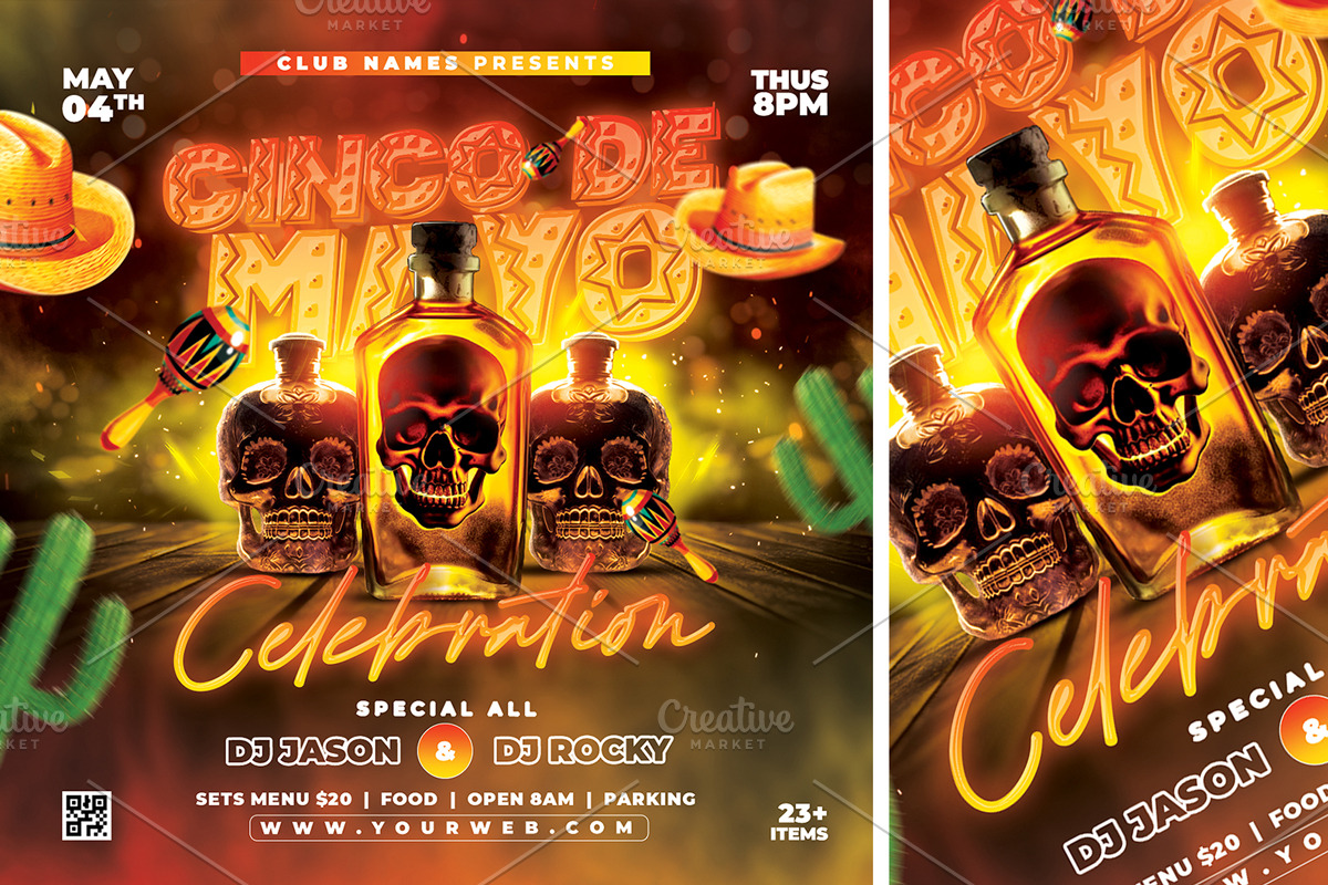 Cinco De Mayo Flyer, a Flyer Template by StarPixles11 (Photo 3 of 3)