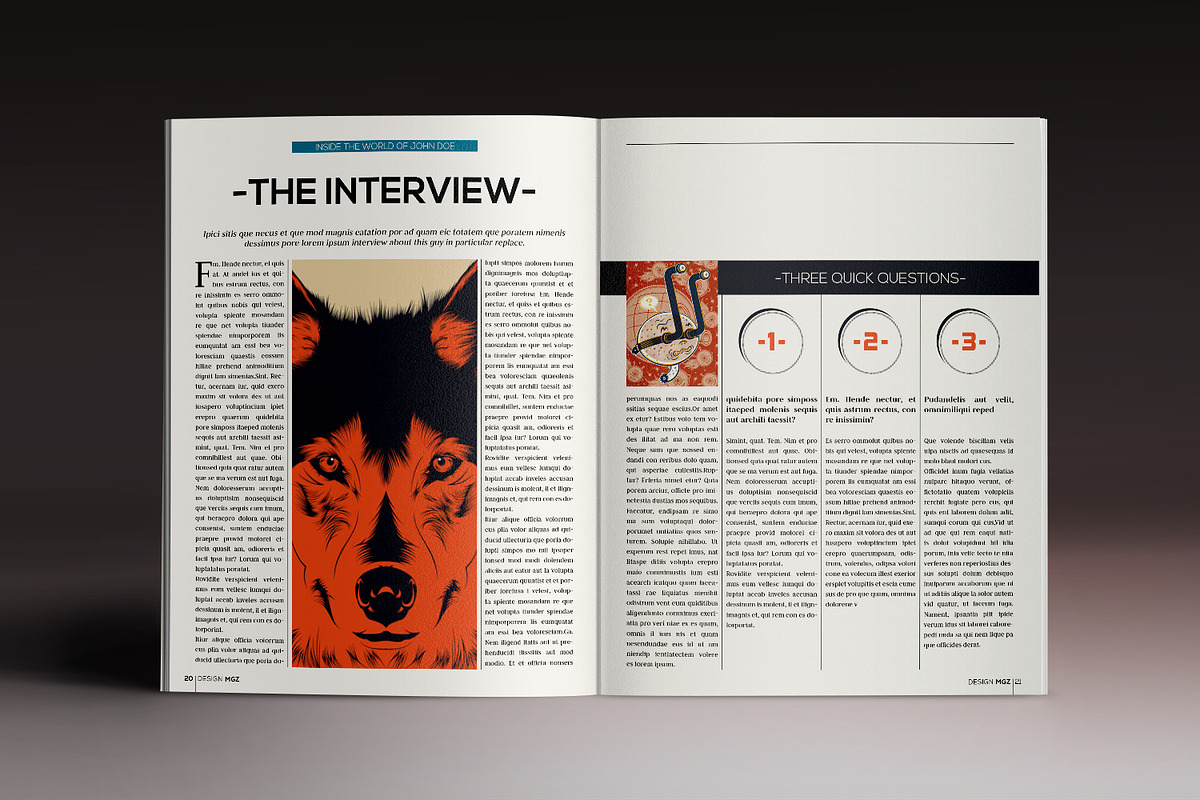 Design Magazine, a Magazine Template by Luuqas Design (Photo 11 of 12)