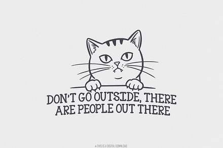 Funny Cat PNG, Black Cat Humor Tee,, an Illustration by SharpMarketplace