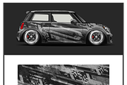 Futuristic Vehicle Wrap Design, an Object Illustration by CarWrap design (Thumbnail 3 of 3)