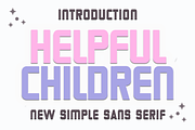 Helpful Children, a Script Font by FreshTypeINK (Thumbnail 1 of 7)