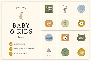 BABY & KIDS Logos Doodles Patterns