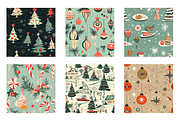 Vintage Holiday 2 Digital Paper, a Pattern Graphic by Chromolume Studio (Thumbnail 4 of 28)