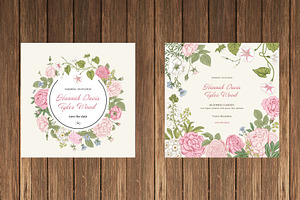 Blooming Garden II. Vector Set