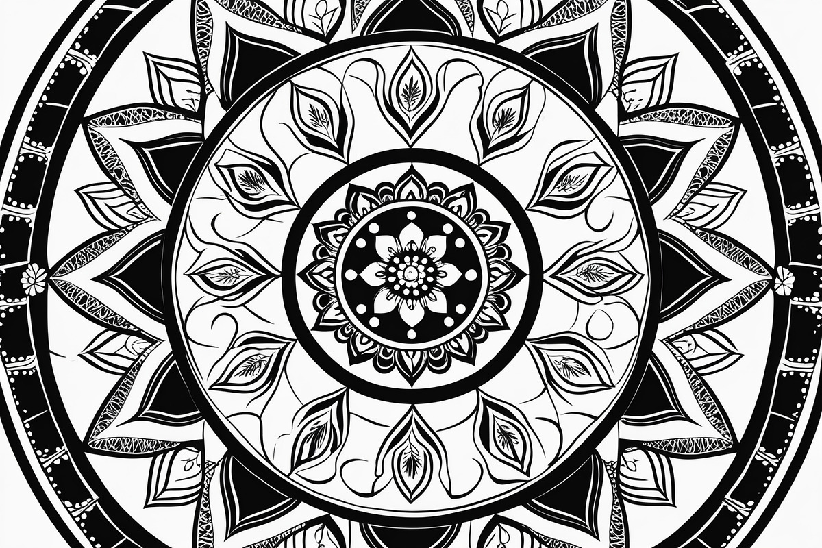 Floral Mandala Vector Bundle, an Illustration by jahid234 (Photo 7 of 7)