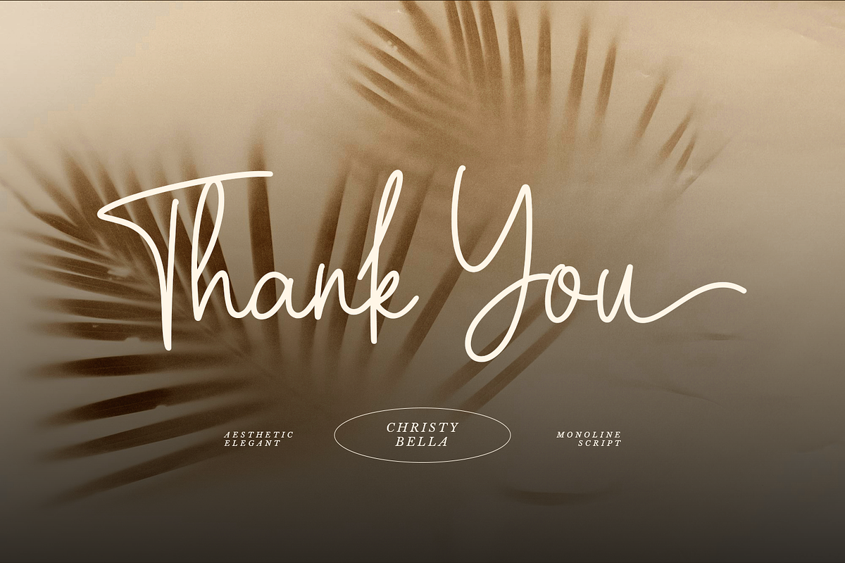 Christybella - Stylish Signature Fon, a Handwritten Font by Mozatype (Photo 11 of 11)