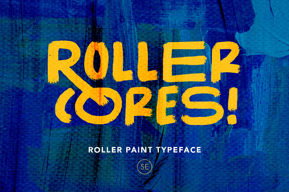 Roller Cores - Paint Roller Typeface preview 8