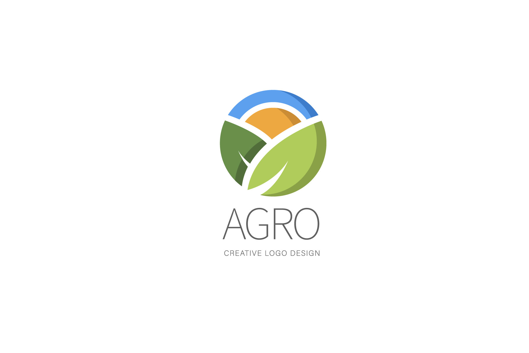 Agriculture Logo Farm Brand by Logocreative  Creative Market