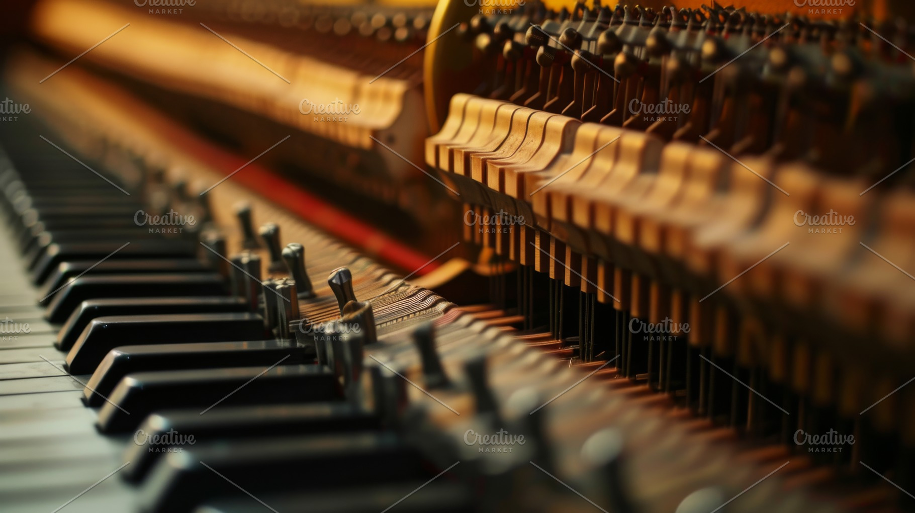 Abstract piano, an Arts & Entertainment Photo by Handmadefont