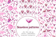 Watercolor Valentine's Day, a Decorative Illustration by Ksenia Markevych (Thumbnail 6 of 8)