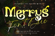 Merrys, a Serif Font by Letterara (Thumbnail 1 of 14)