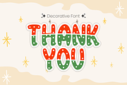CHRISTMAS - Holiday Polka Dot Font, a Handwritten Font by KiddoGlyphs Studio (Thumbnail 3 of 3)