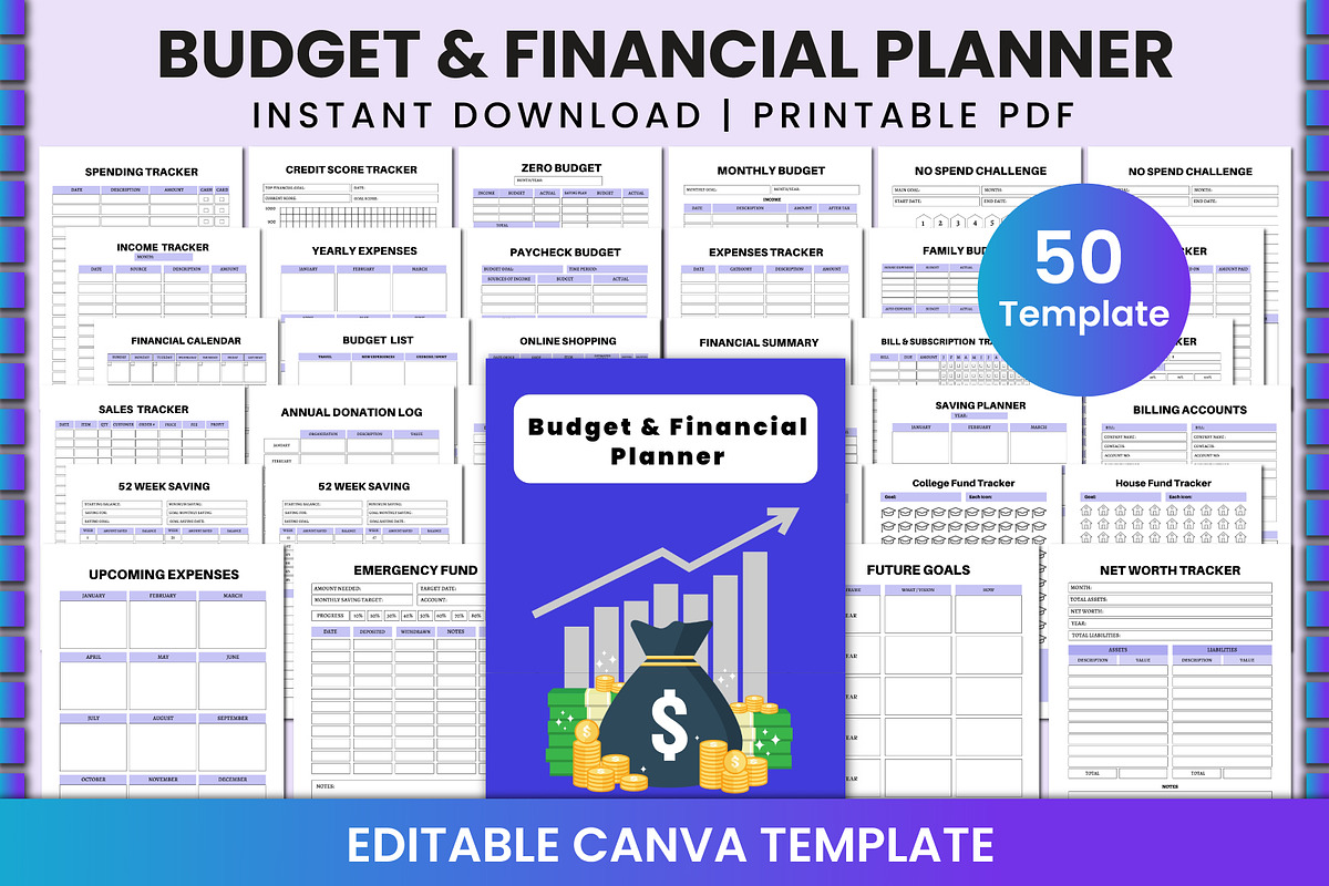 All-In-One Business Organizer Bundle, a Stationery Template by Shumaya (Photo 4 of 10)